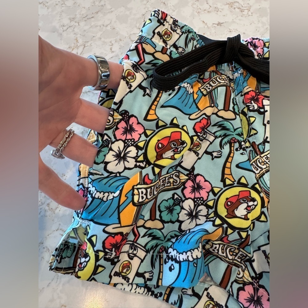 Colorful Buc-ee's Swim Shorts 9-12Mos - Picture 5 of 5